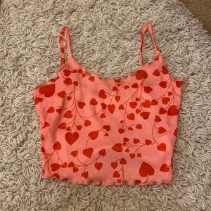 Shein heart crop top, never worn before.